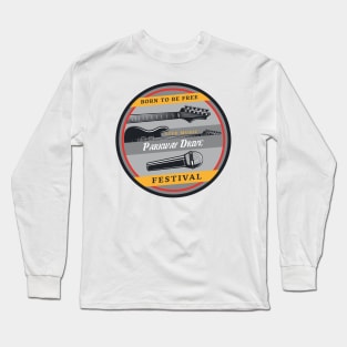 Born to be free live music parkway drive Long Sleeve T-Shirt